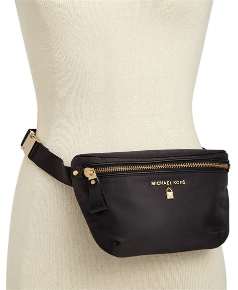 michael michael kors polly nylon waist pack|Michael Kors fanny packs.